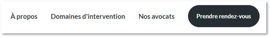 Avocat proposant la prise de rendez-vous en ligne