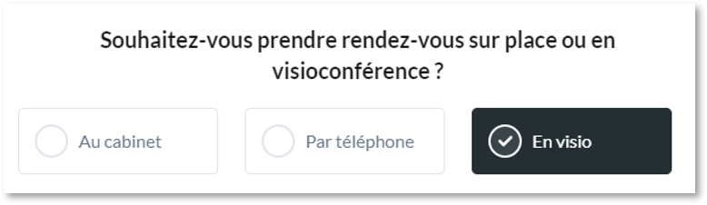 Formulaire de prise de rendez-vous en ligne sur un site d’avocat