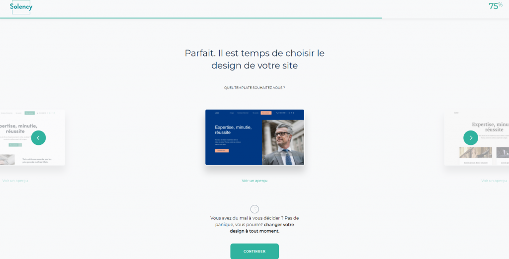 Outils de création de site pour avocats avec Solency