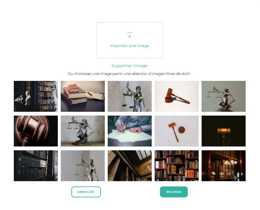 Outils de création de site pour avocats avec Solency