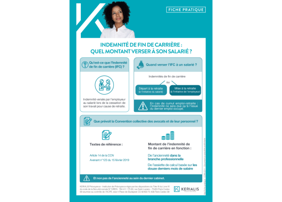 Indemnité de fin de carrière